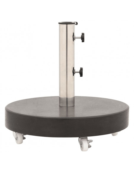 Base per Ombrellone in Granito 30 kg Circolare Nera