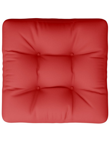 Cuscino per Pallet Rosso 50x50x12 cm in Tessuto
