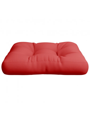 Cuscino per Pallet Rosso 50x50x12 cm in Tessuto