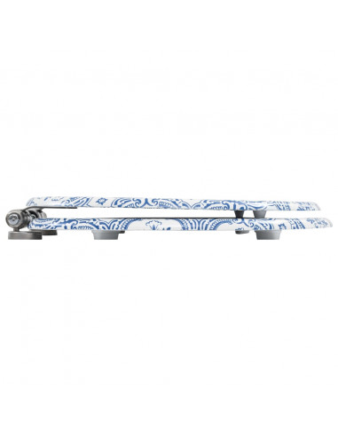 Tavoletta WC Coperchio Chiusura Morbida MDF Design Porcellana