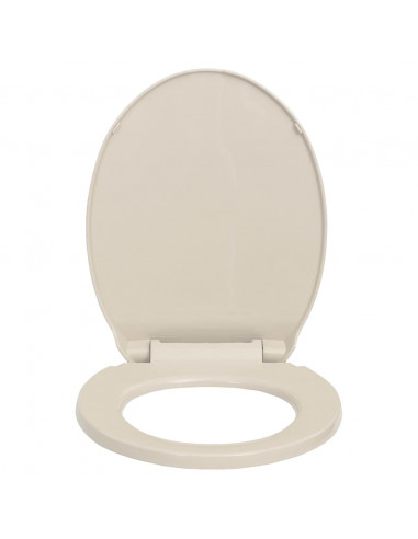 Tavoletta WC a Chiusura Ammortizzata Albicocca Ovale