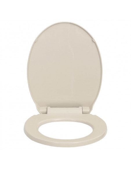 Tavoletta WC a Chiusura Ammortizzata Albicocca Ovale