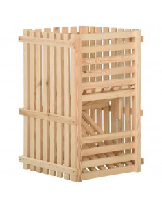 Cassetta Porta Patate  50x50x80 cm in Legno Massello di Pino 2