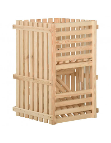 Cassetta Porta Patate  50x50x80 cm in Legno Massello di Pino