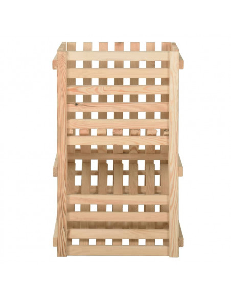 Cassetta Porta Patate  50x50x80 cm in Legno Massello di Pino