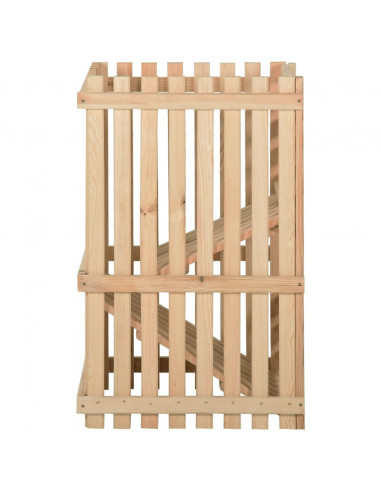 Cassetta Porta Patate  50x50x80 cm in Legno Massello di Pino