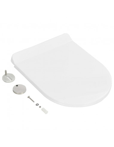 Copriwater Ammortizzato a Sgancio Rapido Bianco