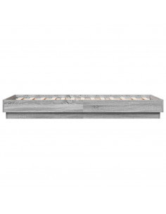 Giroletto con LED Grigio Sonoma 75x190 cm 2