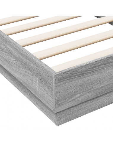 Giroletto con LED Grigio Sonoma 75x190 cm