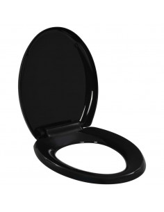 Copriwater Ammortizzato a Sgancio Rapido Nero 2