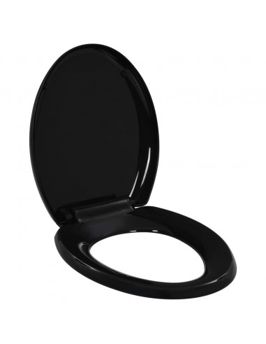 Copriwater Ammortizzato a Sgancio Rapido Nero