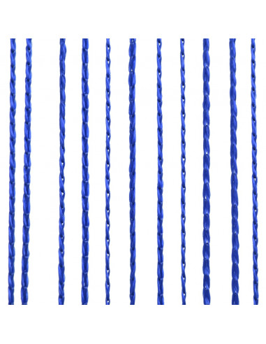 Tende a Filo 2 pz 100x250 cm Blu