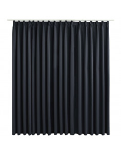 Tenda Oscurante con Ganci Nera 290x245 cm