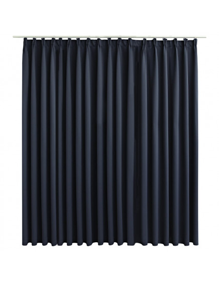 Tenda Oscurante con Ganci Antracite 290x245 cm