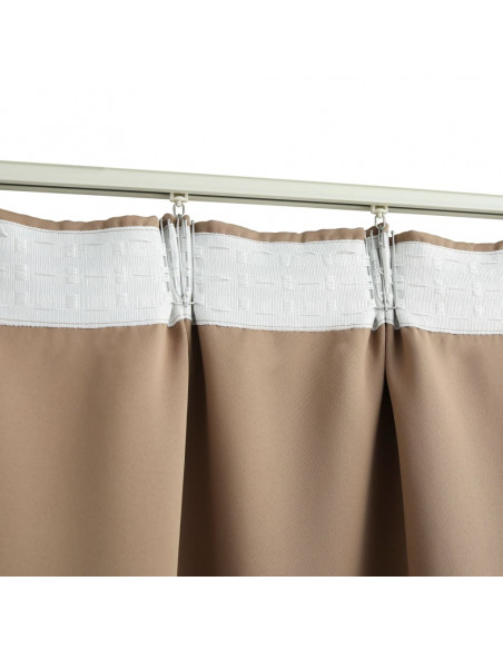 Tenda Oscurante con Ganci Grigio Talpa 290x245 cm