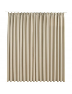 Tenda Oscurante con Ganci Beige 290x245 cm