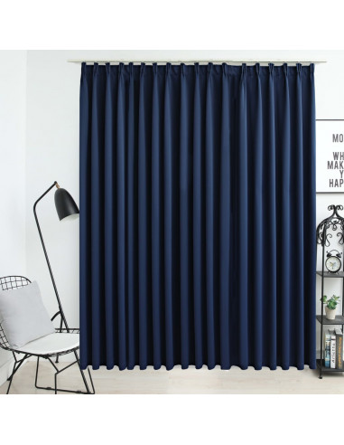 Tenda Oscurante con Ganci Blu 290x245 cm