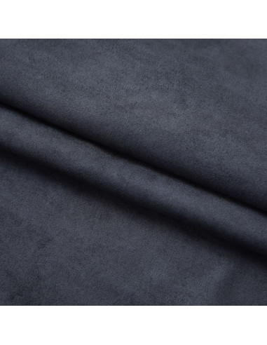Tende Oscuranti con Ganci 2 pz Antracite 140x225 cm