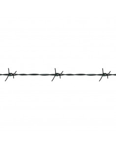 Filo spinato verde a rotolo 100 m