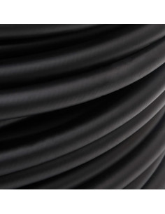 Tubo Aria Ibrido Nero 0,6" 20 m in Gomma e PVC