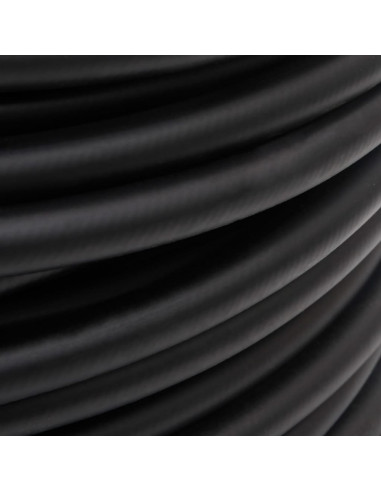 Tubo Aria Ibrido Nero 0,6" 20 m in Gomma e PVC