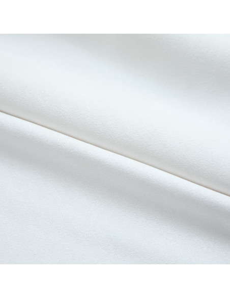 Tende Oscuranti con Ganci 2 pz Avorio 140x175 cm