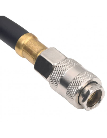 Tubo Aria Ibrido Nero 0,6" 2 m in Gomma e PVC