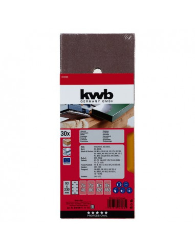 Fogli abrasivi levigatrice Kwb 818188