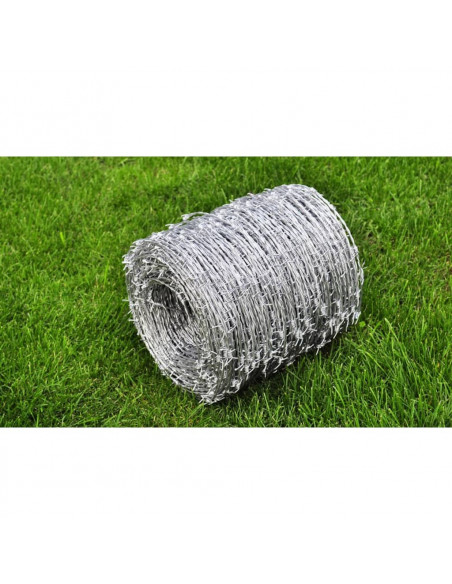 Filo spinato galvanizzato per recinzioni metalliche, recinti