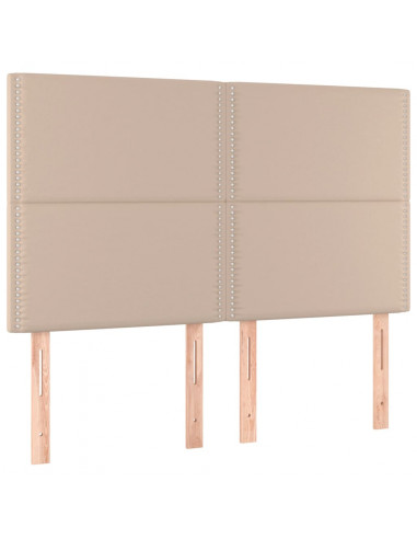 Giroletto con Testiera Cappuccino 140x190 cm in Similpelle