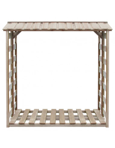 Deposito per Legname Capanno 150x90x176 cm Pino Impregnato