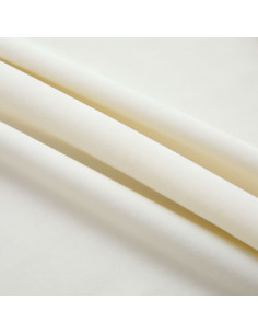 Tende Oscuranti con Ganci 2 pz Crema in Velluto 140x225 cm 2
