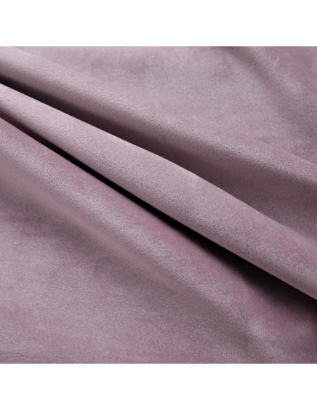 Tende Oscuranti con Anelli 2pz Rosa Antico in Velluto 140x225cm