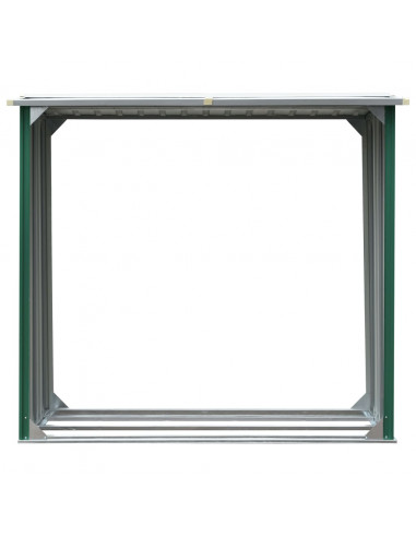 Capannone in Acciaio Zincato 172x91x154 cm Verde