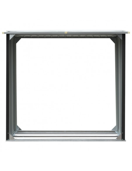 Capannone in Acciaio Zincato 172x91x154 cm Antracite