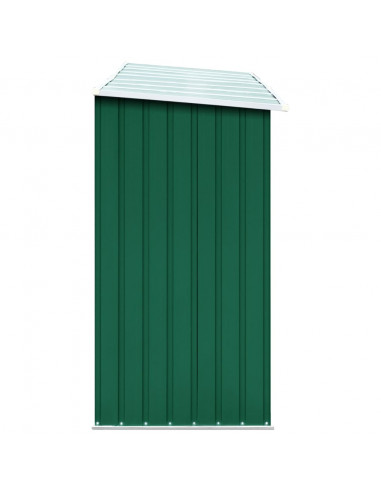 Capannone da Giardino in Acciaio Zincato 330x84x152cm Verde
