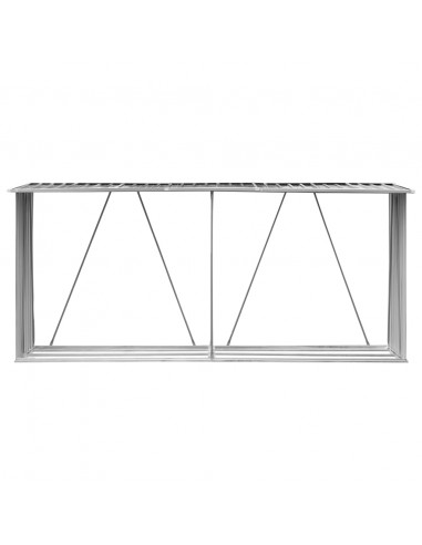 Capannone da Giardino in Acciaio Zincato 330x84x152cm Antracite