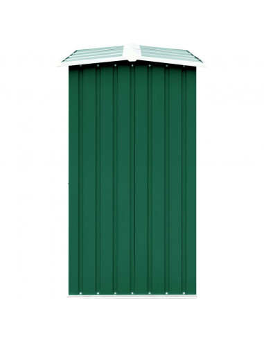 Capannone da Giardino in Acciaio Zincato 330x92x153cm Verde