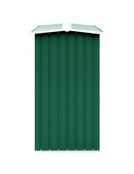 Capannone da Giardino in Acciaio Zincato 330x92x153cm Verde