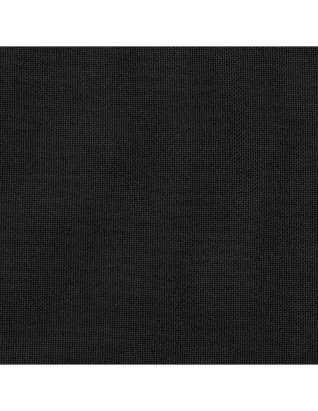 Tenda Oscurante Effetto Lino con Occhielli 290x245 cm Nera