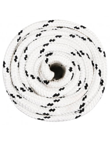 Corda Intrecciata per Barca Bianca 16 mm x 25 m Poliestere