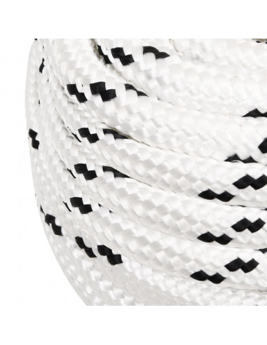 Corda Intrecciata per Barca Bianca 16 mm x 25 m Poliestere