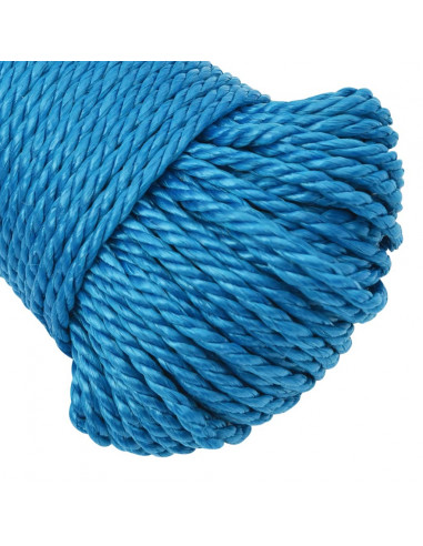 Corda da Lavoro Blu 3 mm 25 m in Polipropilene