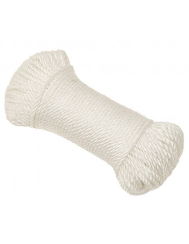 Corda da Lavoro Bianca 6 mm 25 m in Polipropilene