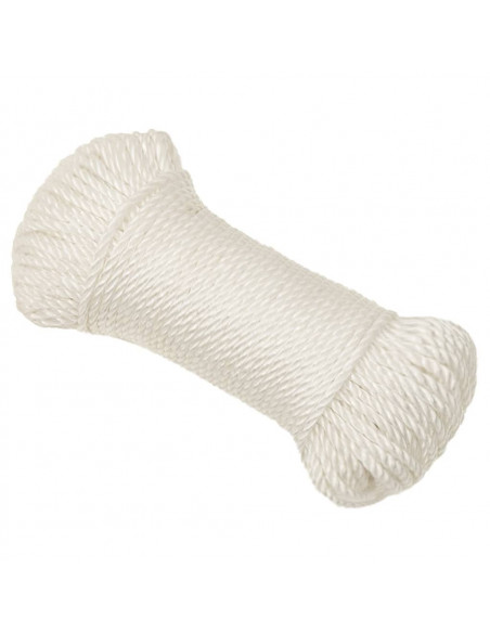 Corda da Lavoro Bianca 8 mm 25 m in Polipropilene