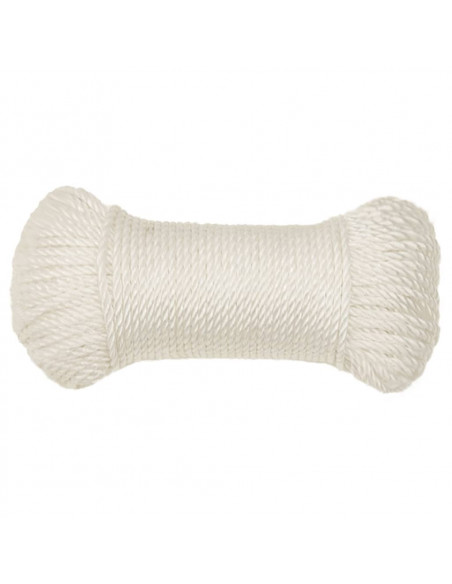 Corda da Lavoro Bianca 8 mm 25 m in Polipropilene