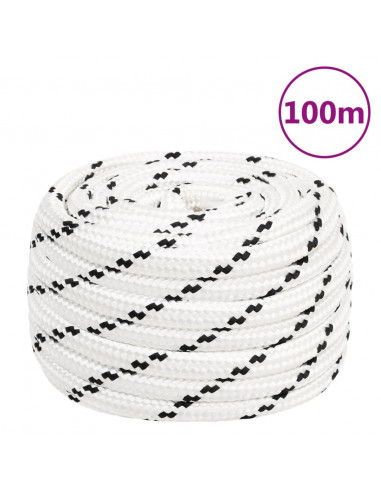 Corda da Lavoro Bianca 18 mm 100 m in Poliestere