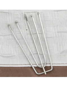 Tende Oscuranti con Ganci Effetto Lino 2 pz Talpa 140x225 cm 2
