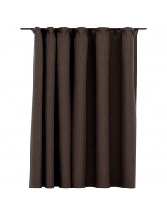 Tenda Oscurante Effetto Lino con Ganci Talpa 290x245 cm