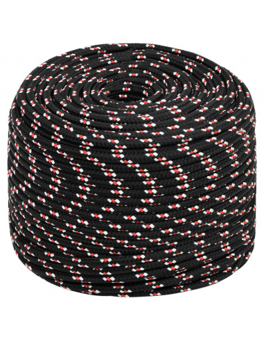 Corda Nautica Nera 10 mm 25 m in Polipropilene